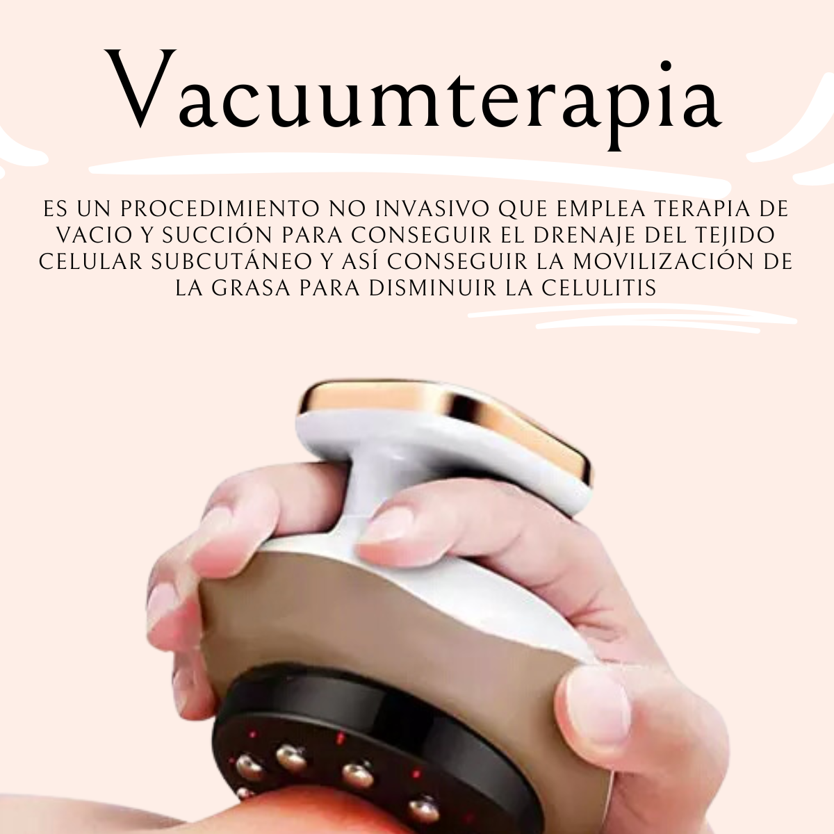 Kit Anticelulitis y Levantamiento de Glúteos con Vacuumterapia, Estimulación con Microcorriente, Infrarrojo & Calor