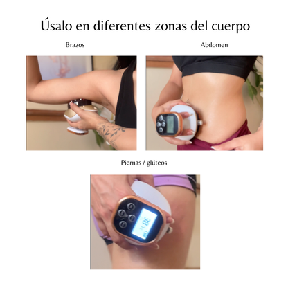 Kit Zeus - Anticelulitis y Reafirmante de Glúteos con Vacuumterapia, Microcorriente, Infrarrojo y Calor