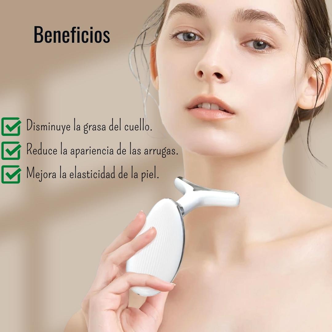 KIT NECKY - Dispositivo de Belleza para Cuello y Rostro con Calor, EMS – omugu